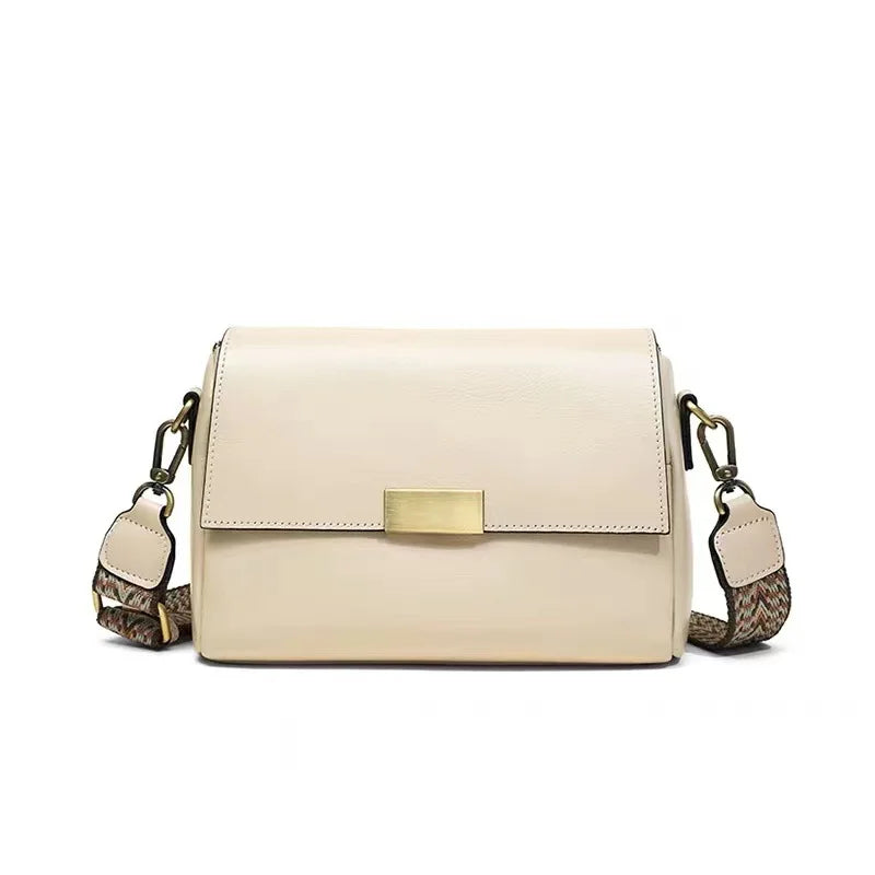 Fashion Handbags WOMEN crossbody bags Vintage Genuine leather women shoulder bag Small square bag soft leather cowhide