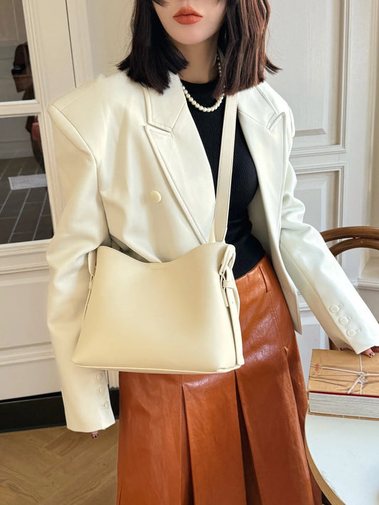 2026 Designer Winter Matte Maroon Color Top Handle Bucket Tote Large Suede Cow Leather Women Shoulder Bag Quality Nubuck Handbag