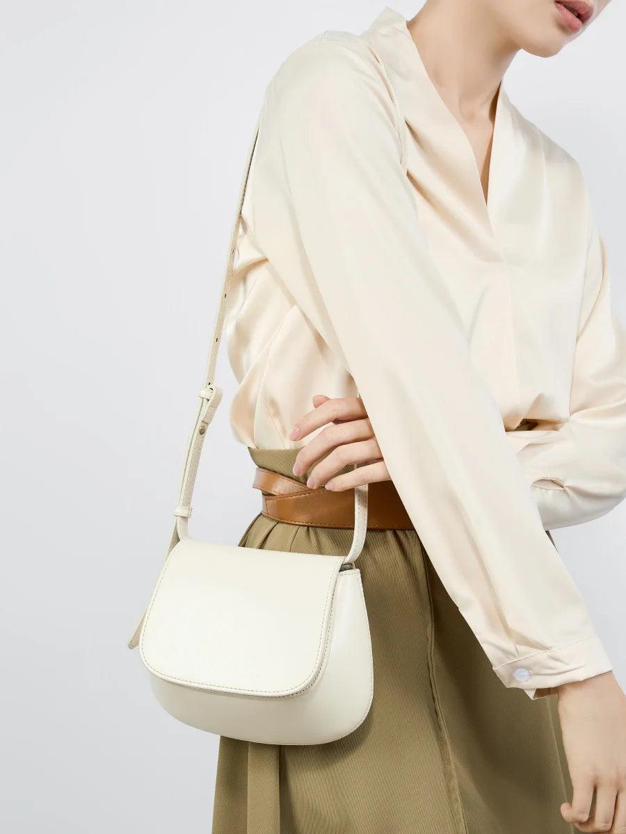 2026 Genuine leather Underarm cowhide  handbags women vintage shoulder bag luxury bags womens high quality