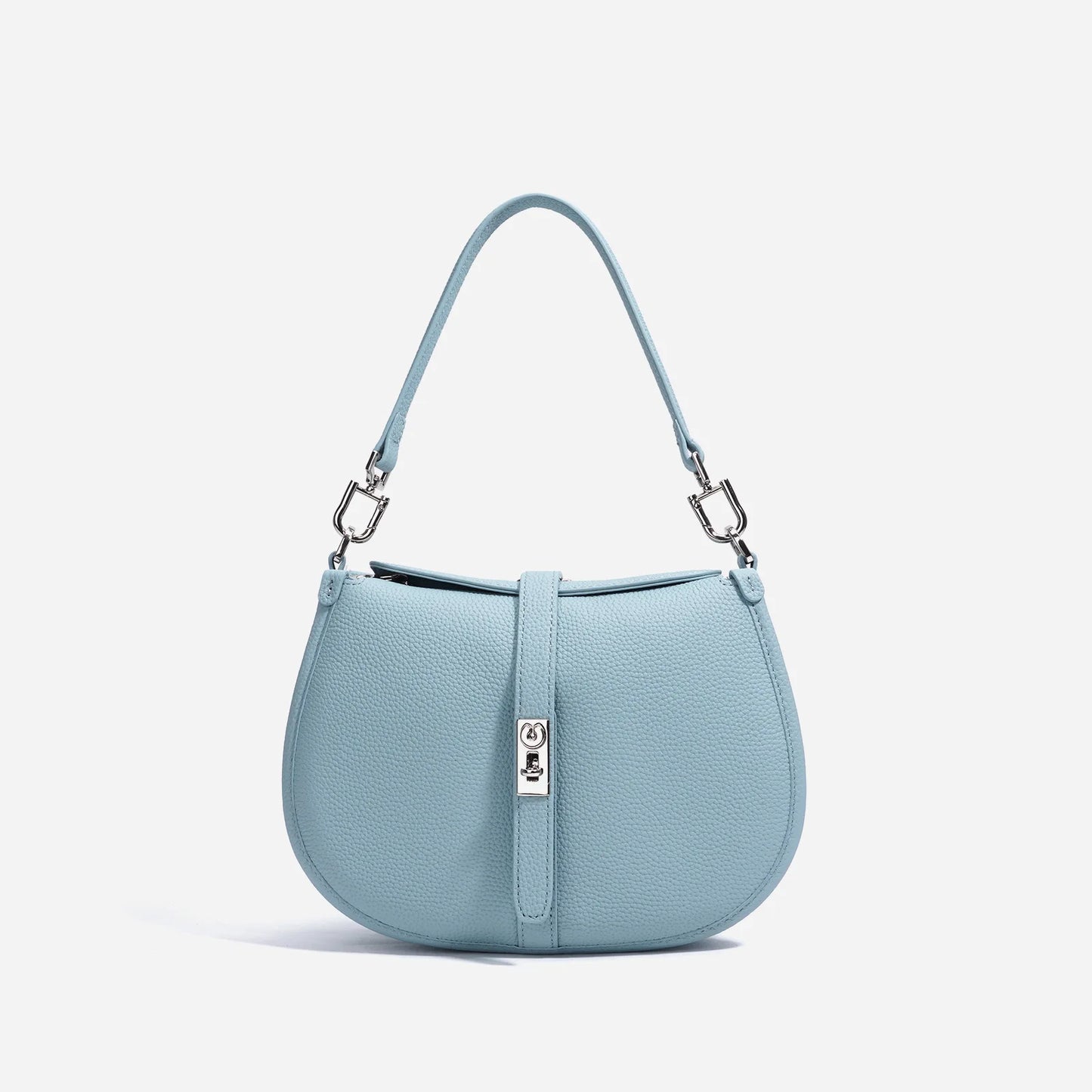 2026 Cow Leather Women Messenger Bag Daily Casual Hand Bag New Simple Summer Flap Cover Bag Blue Pink Color Real