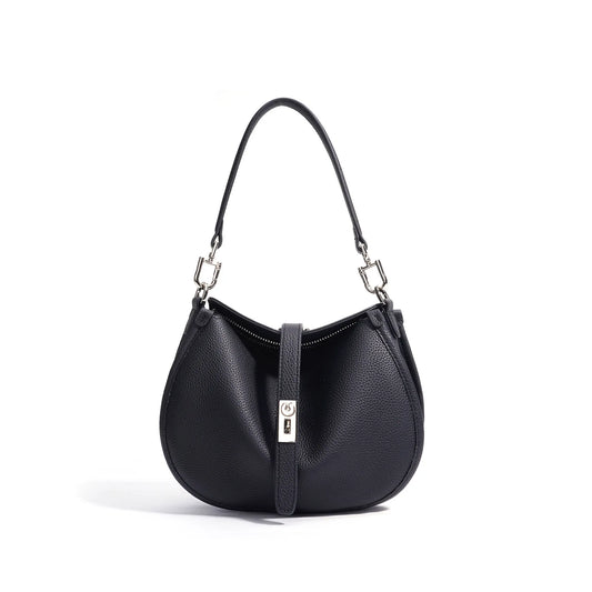 2026 Cow Leather Women Messenger Bag Daily Casual Hand Bag New Simple Summer Flap Cover Bag Blue Pink Color Real