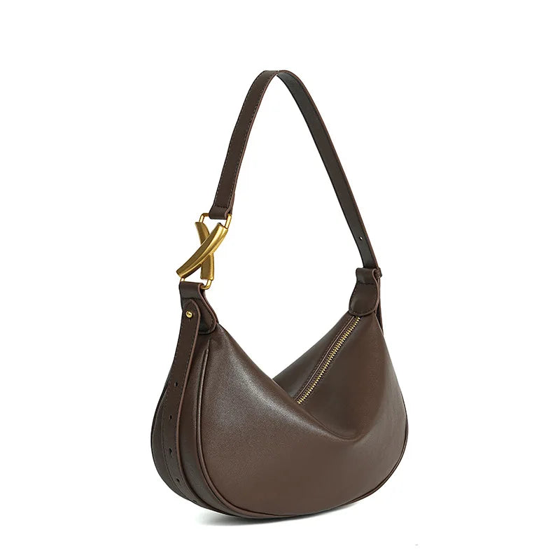 Luxury Brand Designer Crossbody Bag High Quality 100% Genuine Leather Women's Tote Bag Women Shoulder Cowhide Female Handbags